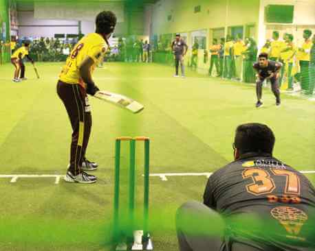 Experience the thrill of the game with our 2 'BatFast' professional cricket simulators. - 22Yards Dallas Experience the thrill of the game with our 2 'BatFast' professional cricket simulators.