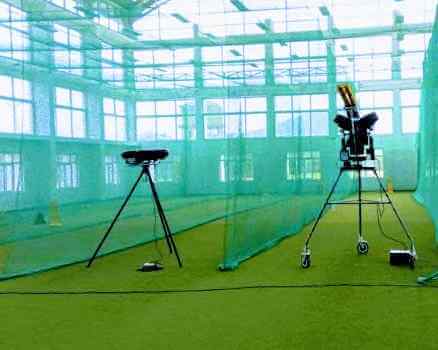 Our facility boasts 4 state-of-the-art bowling machines with auto feeders - 22Yards Dallas Our facility boasts 4 state-of-the-art bowling machines with auto feeders