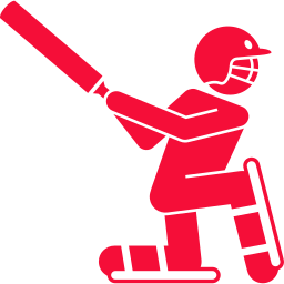 Illustration hit the bat